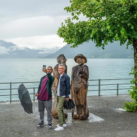Lägenhet Spacious Near Brienz With Hot Tub & Parking *