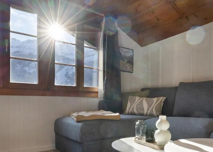 Spacious Near Brienz With Hot Tub & Parking شقة *